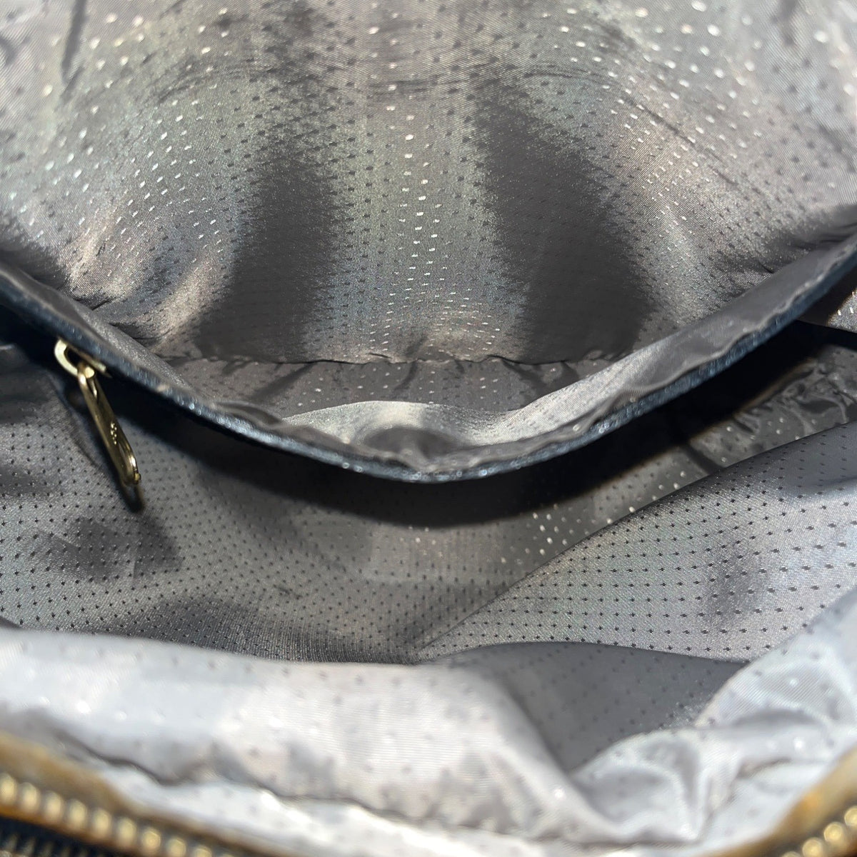 Absolutti Camel Brown & Black Faux Leather & Gold Zipper Crossbody Camera Bag