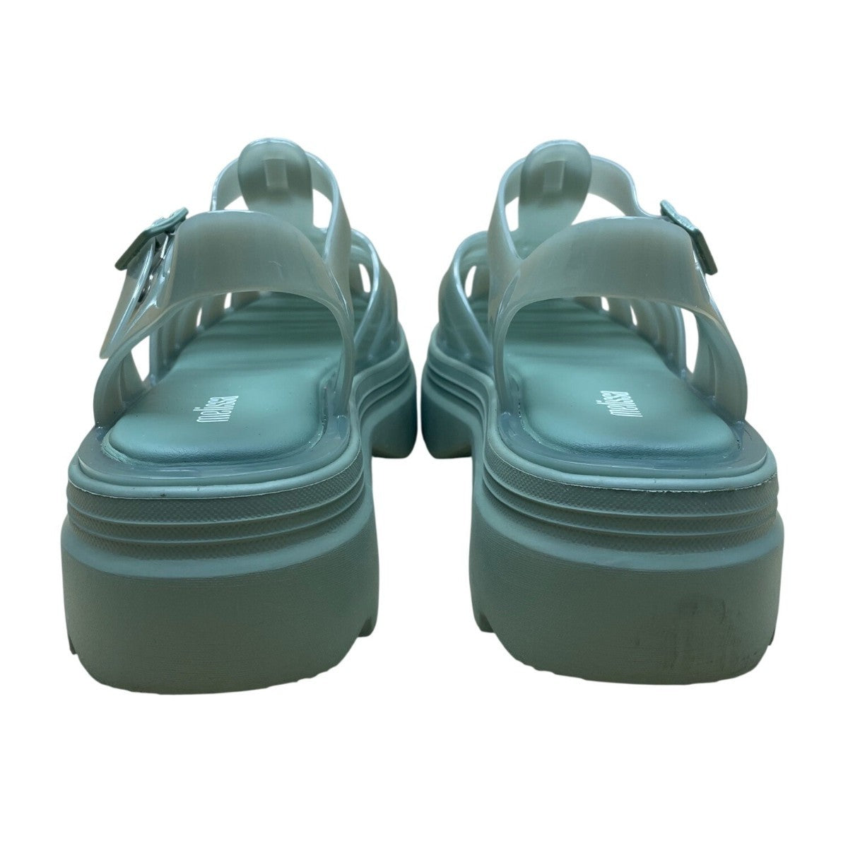 Melissa Women’s Green Vegan Jelly With Adjustable Buckle Strap Sandals Size 8