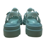 Melissa Women’s Green Vegan Jelly With Adjustable Buckle Strap Sandals Size 8