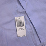 Calvin Klein Mens Light Blue Slim Fit Long-Sleeve Button-Down Shirt Size M