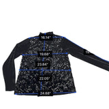 Simply Vera Vera Wang Womens Black Sequin Turtleneck Long Sleeve Sweater Size L