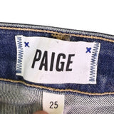 Paige Womens Blue Cotton Blend Verdugo Ultra Skinny Jeans Size 25