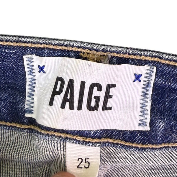 Paige Womens Blue Cotton Blend Verdugo Ultra Skinny Jeans Size 25