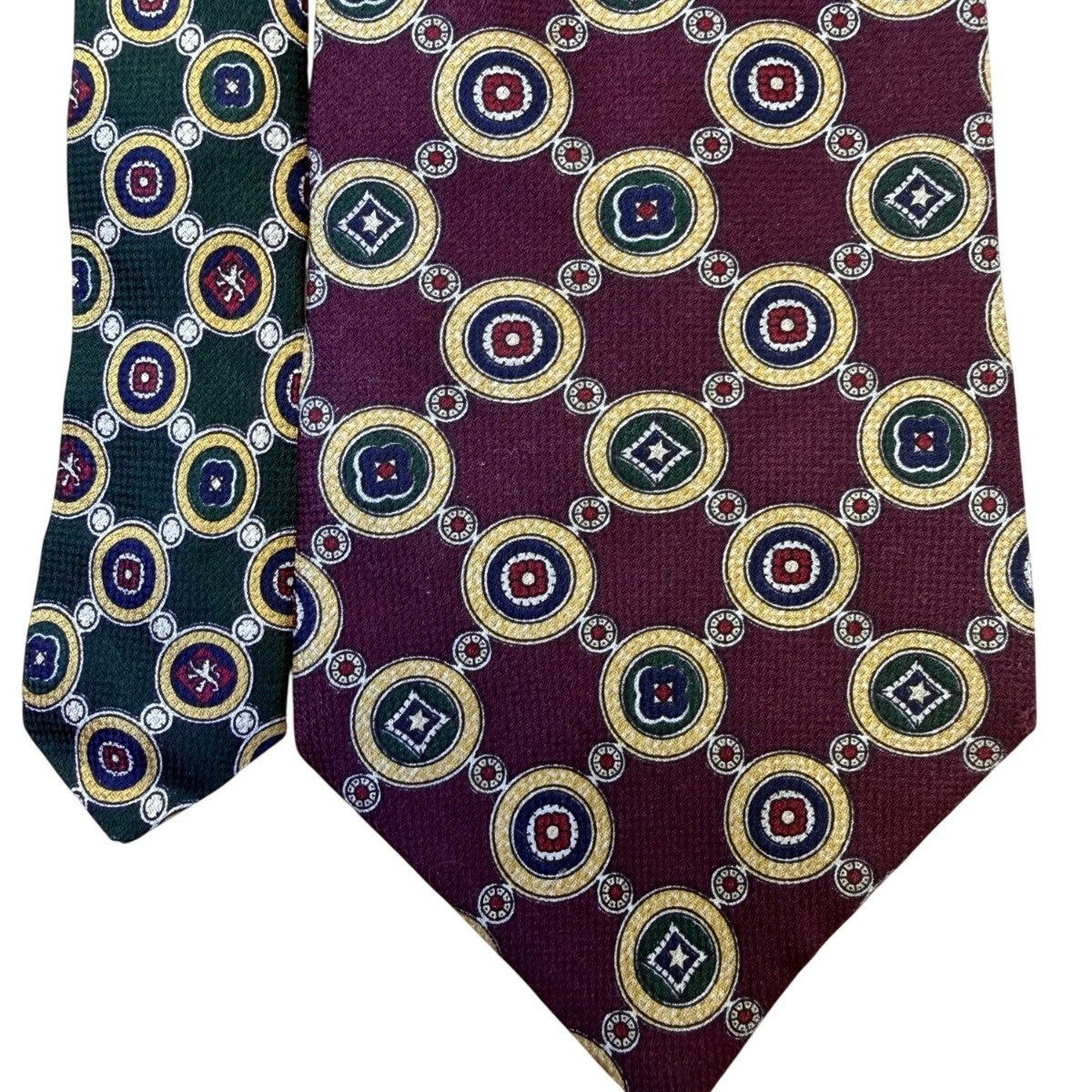 Tommy Hilfiger Mens Multi-Color 100% Italian Silk Patterned Ties