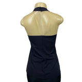 Bailey44 Women’s Navy Blue Haltered Loose Fit Shirt Sz S