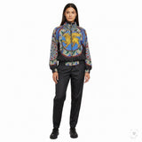 Vintage Gallery Sport Unisex Black Mosaic Print Tracksuit Set XS