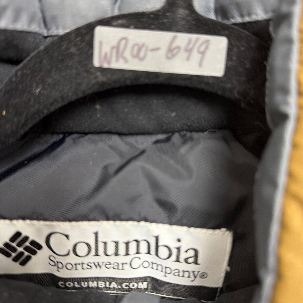Columbia Mens Blue & Brown Puffer Vest Winter Outerwear Quilted Zip-Up Size L