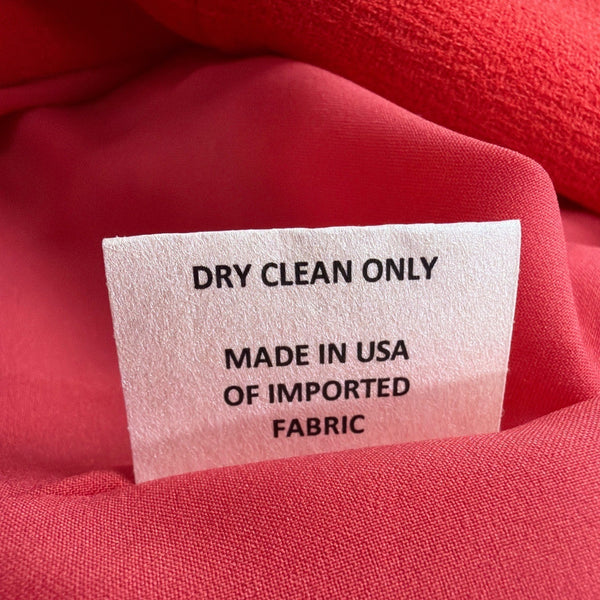 Sara Campbell Womens Red Polyester 3/4 Bell Sleeve Shift Dress Size 2