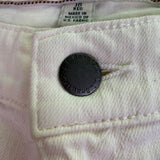 L.L. Bean Womens White Favorite Fit Jeans Regular Comfortable Size 16