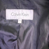 Calvin Klein Womens BlackTrench Coat Size M