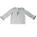 Goodlad Toddlers Burgundy & White Overalls & Polka Dot Shirt Set Sz 24mos - New