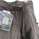 Liquid Womens Black Waterproof Snowboarding Pants Adjustable Waist Sz Large