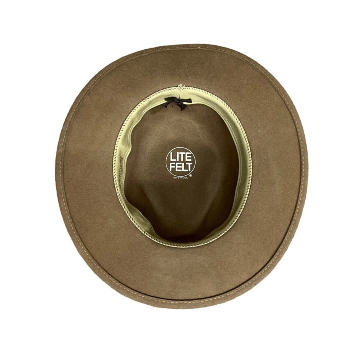 Summer Rules Unisex Brown Wool Lite Felt Western Hat Sz M