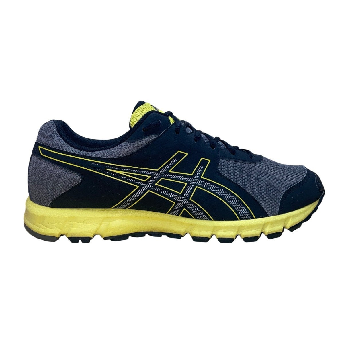 Asics Men's Gray & Yellow Mesh Gel-Matchplay 33 Non-Cleat Golf Shoes Size 12