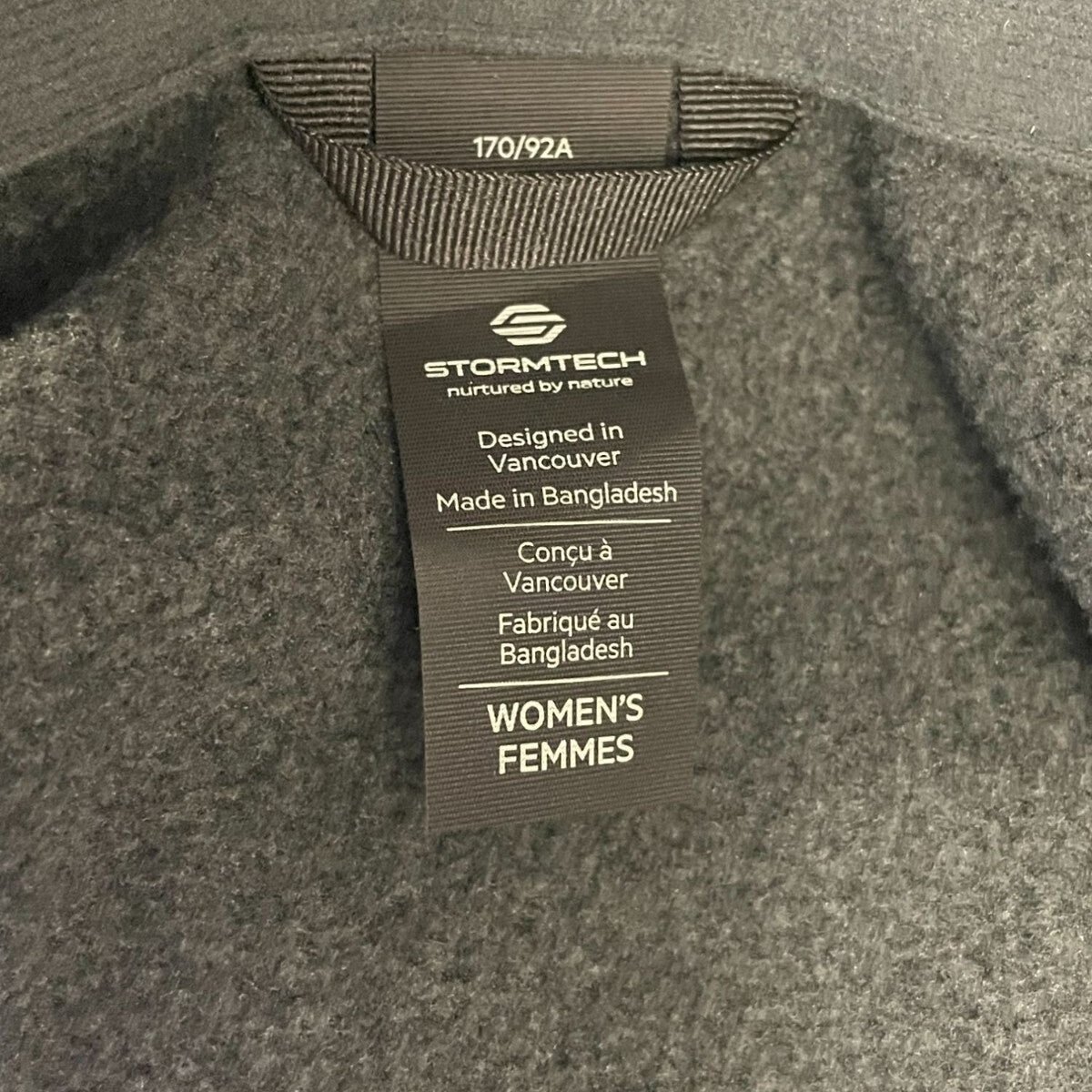 Stormtect Women's Dark Grey Sweater Sz L - NWT