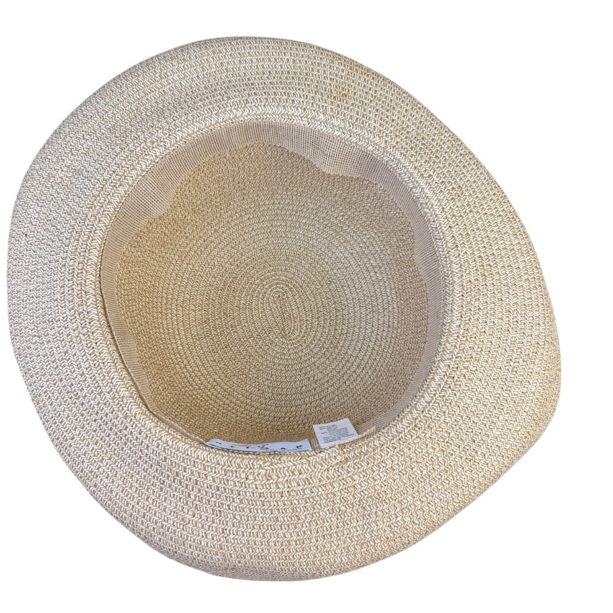 Betmar New York Womens Beige Straw Sun Hat Summer Style