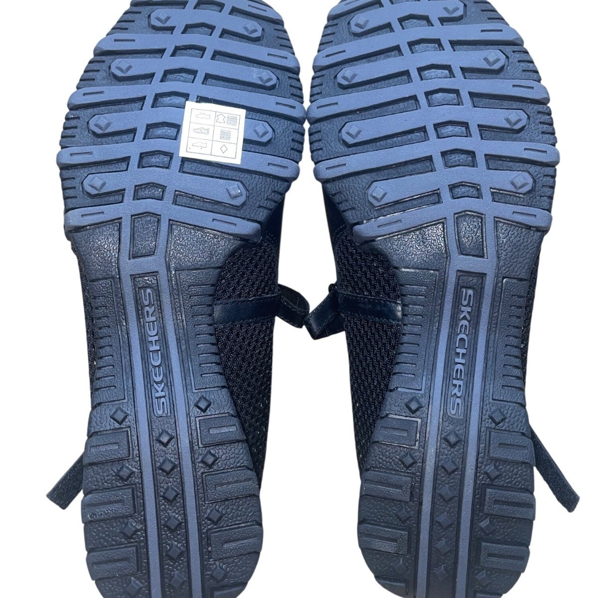 Skechers Women’s Black Leather & Textile Blend Mary Jane Style Shoes Size 10