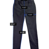 DKNY Jeans Womens Grey Houndstooth Polyester Blend Slim Fit Pants Medium Size M