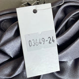 Jessica McClintock Women's Satin Silver Chain Strap Rosaria Clutch Sz S- NWT