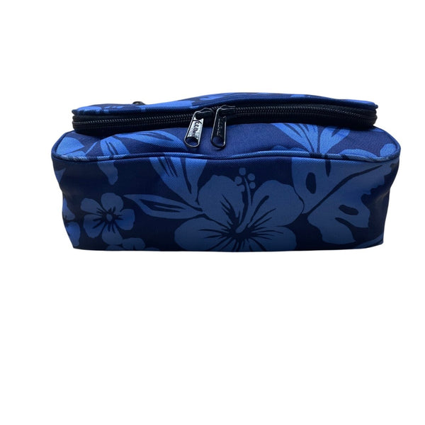 L.L. Bean Women’s Blue Floral With Adjustable Shoulder Strap Travel Bag