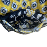 Vera Bradley Women’s Black Floral Quilted Adjustable Strap Crossbody Bag