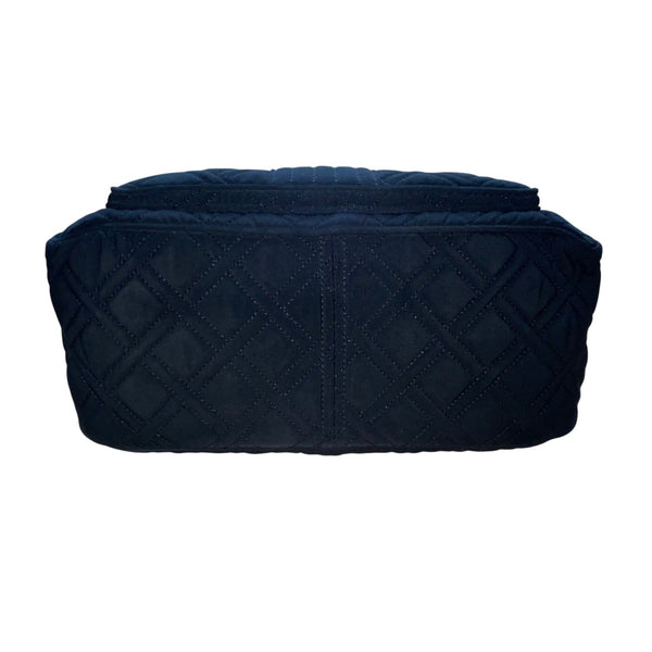 Vera Bradley Women’s Black Quilted Fabric Turn Lock Closure Shoulder Bag