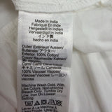 J. Crew Womens White Cotton Short-Sleeve Button-Up Ruffle Hem Dress Size S