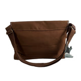 Guess By Marciano Men's Brown Messenger Travelers Bag Sz L