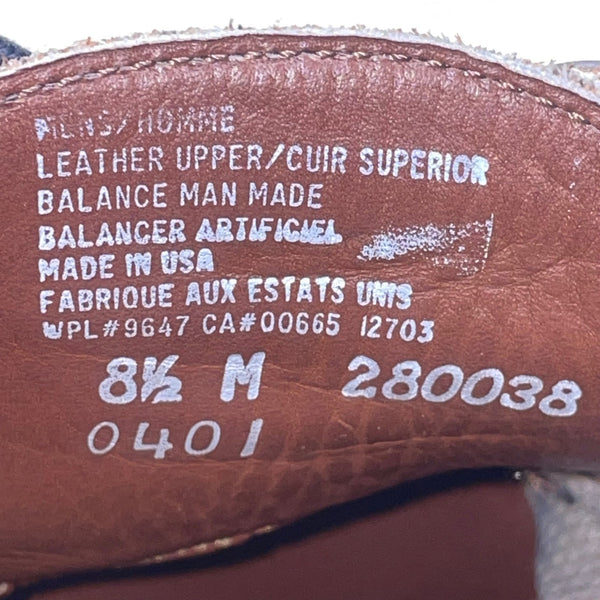 Eddie Bauer Men’s Brown Leather Derby Style Dress Shoes Size 8.5M