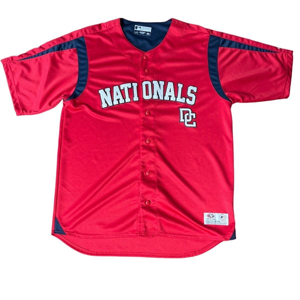 Washington Nationals Red Baseball Jersey L/G New
