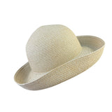 Betmar New York Womens Beige Straw Sun Hat Summer Style