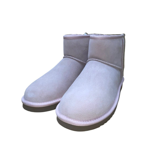 Koolaburra By UGG Women’s Pink Suede And Faux Fur Lining Mini ll Boots Size 9