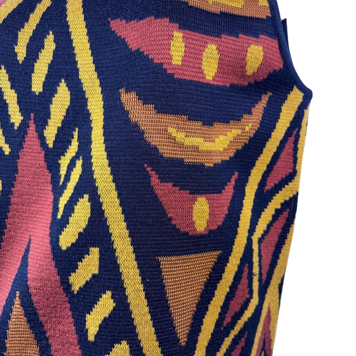 Anne Pinkerton Womens Multicolor Knit Tank Top Acrylic Nylon Bold Print Sz P/S