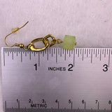 Premier Designs Womens Gold Tone Green Beaded Jewelry Set Necklace & Earrings