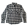 Men's Brown Plaid Button Up Long Sleeve Shirt Sz XXL