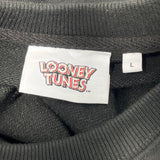 Looney Tunes Men's Black Long Sleeve Sweatshirt Sz L