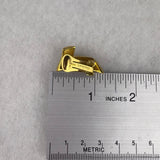 Christian  Women’s Gold Tone Black Rhinestone Clip-On Earrings Fashion Jewel