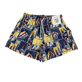 Abercrombie & Fitch Mens Multicolor Swim Trunk Nautical Print Mesh Lining  Sz XS