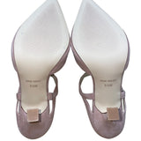Nine West Women’s Light Pink Suede& Leather Sing Pointed Toe Heels Size 8.5M