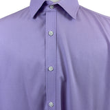 Con.Struct Mens Lavender Button-Up Long Sleeve Shirt Diamond Pattern Size XL