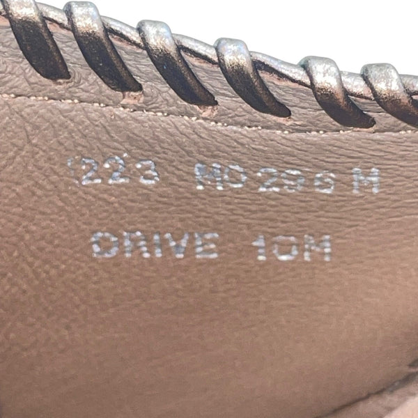 Modellista Women’s Bronze Stitched Leather Slip-On Drive Mules Size 10M