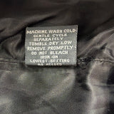 Perry Ellis Mens Black Polyester Zip-Up Jacket Lightweight Casual Fit Size L