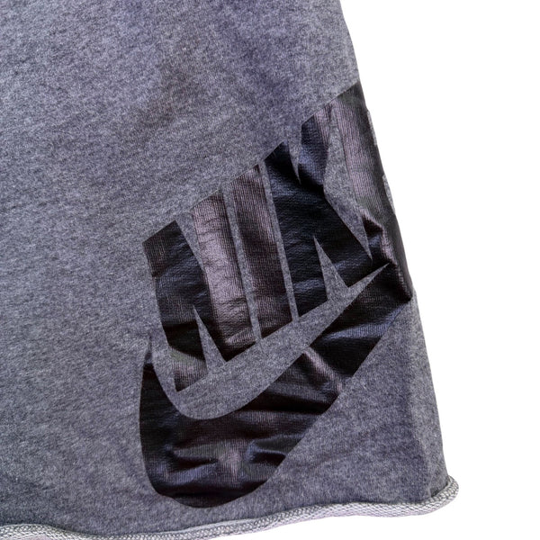 Nike Mens Gray Cotton Drawstring Athletic Shorts Lounge & Activewear Size Large
