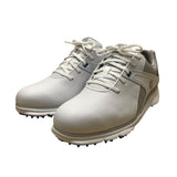 FootJoy Men’s White & Gray Premium Grip Pro SL Spikeless Golf Shoes Size 8.5M