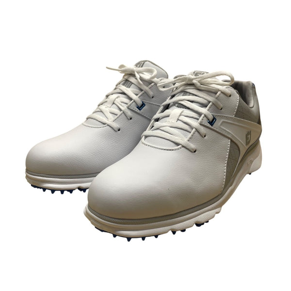 FootJoy Men’s White & Gray Premium Grip Pro SL Spikeless Golf Shoes Size 8.5M