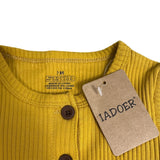 Iadoer Toddler Girl's Mustard Toddler Jumpsuit Sz 3M - NWT