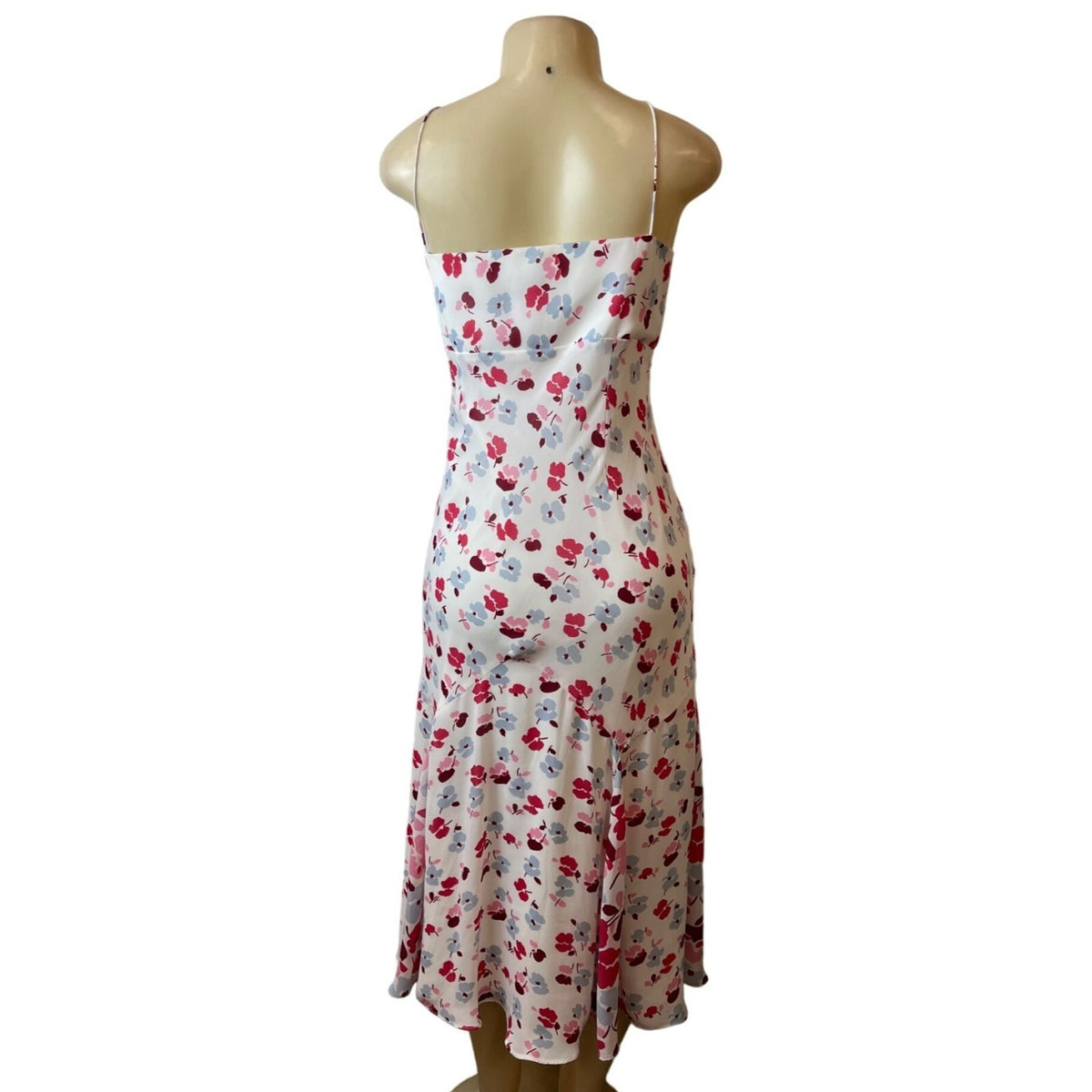 Ann Taylor Women's White Floral Narrow Strap Slip Dress Dress Sz 16 - NWT