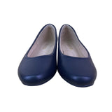 Dream Pairs Women’s Navy Faux Leather Low Heel Slip-On Pumps Size 7 - New