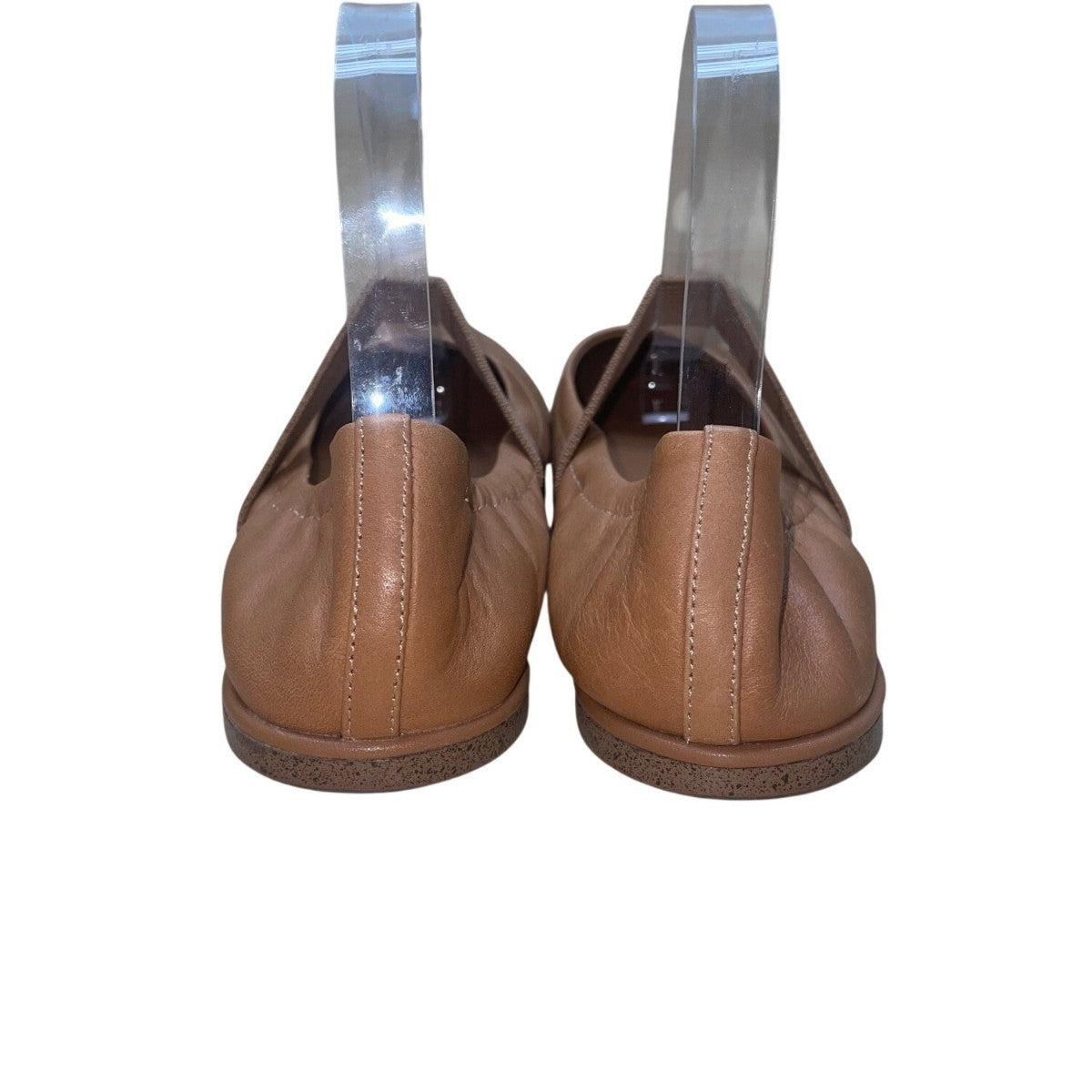 Lucky Brand Women’s Brown Leather Elastic Strap Walnen Ballet Flat Size 8M