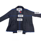 Avenue Womens Black Open Front Lightweight Cardigan Plus Size 22/24